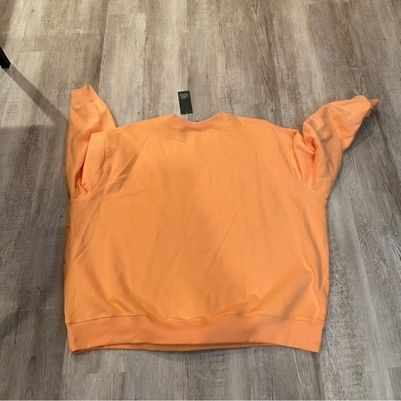 Wild fable peach floral oversized sweatshirt nwt - Picture 4 of 7